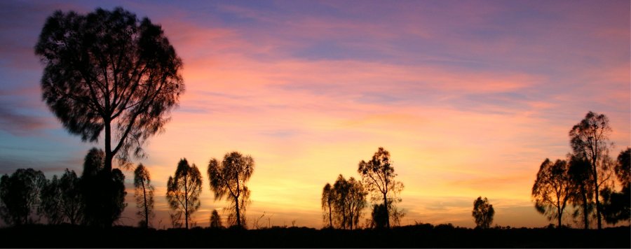 Sonnenuntergang beim Uluru