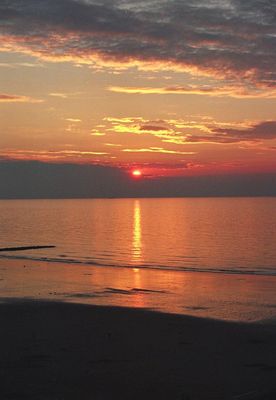 Sonnenuntergang Belgien