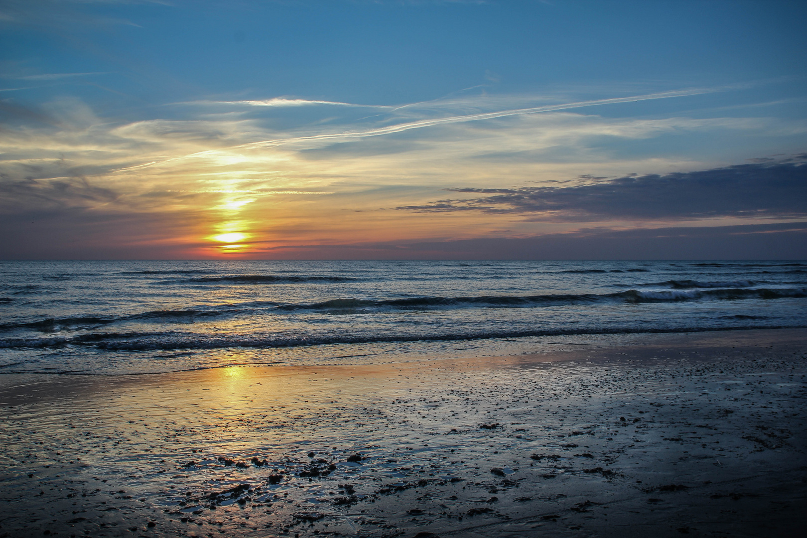 Sonnenuntergang Bergen aan Zee