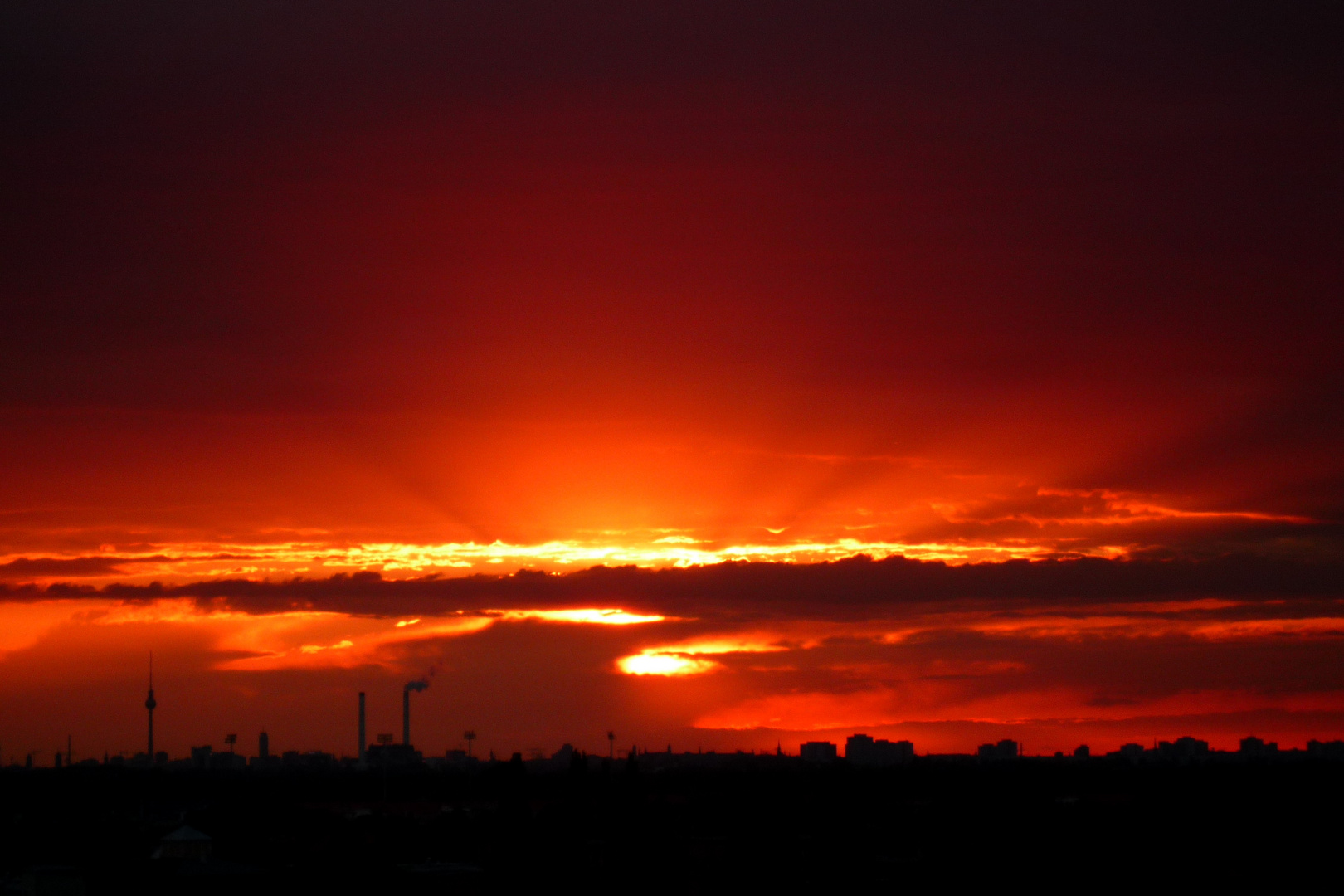 Sonnenuntergang Berlin