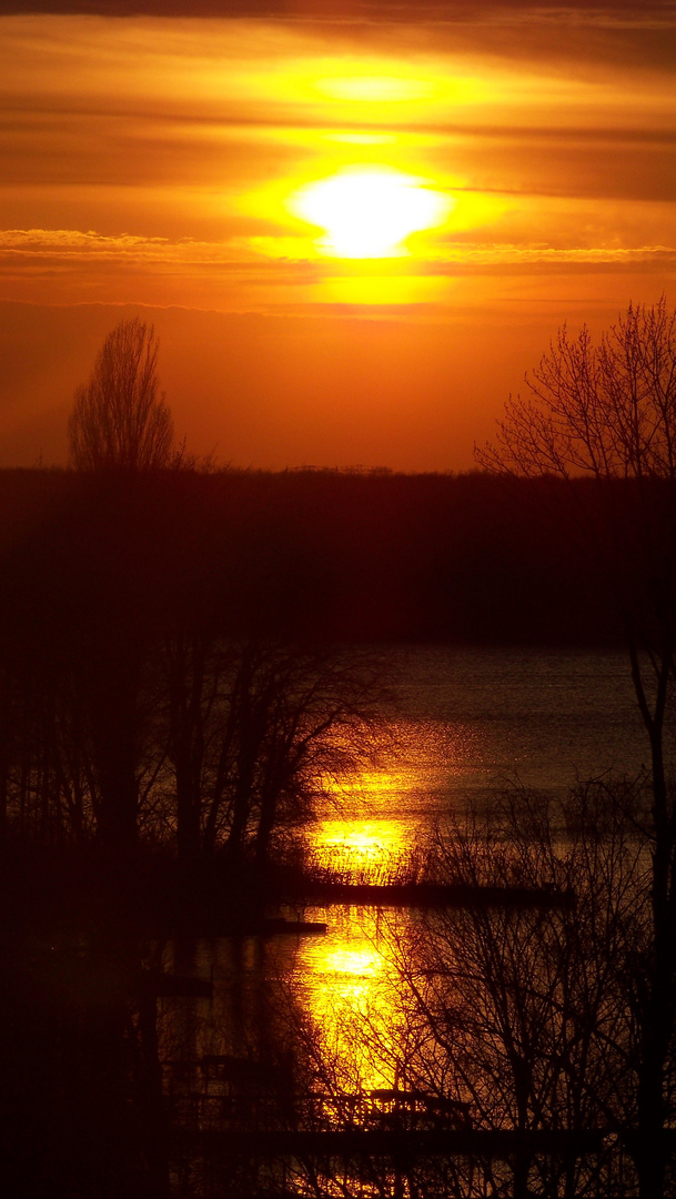 Sonnenuntergang Berlin Tegel