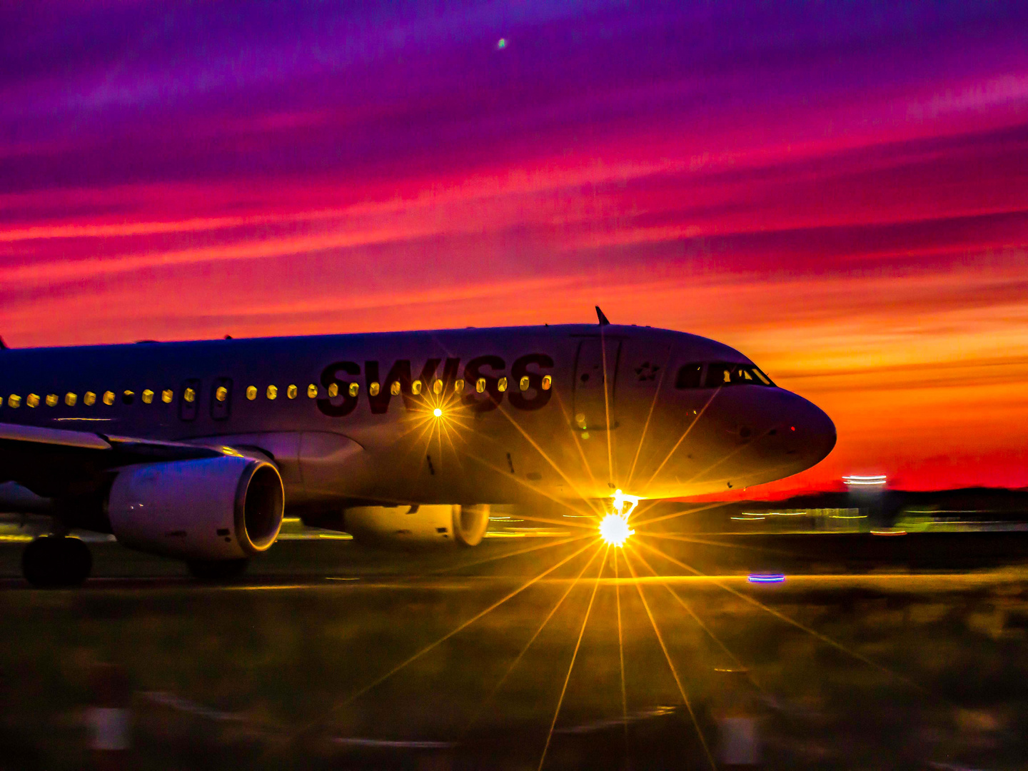 Sonnenuntergang Berlin Tegel