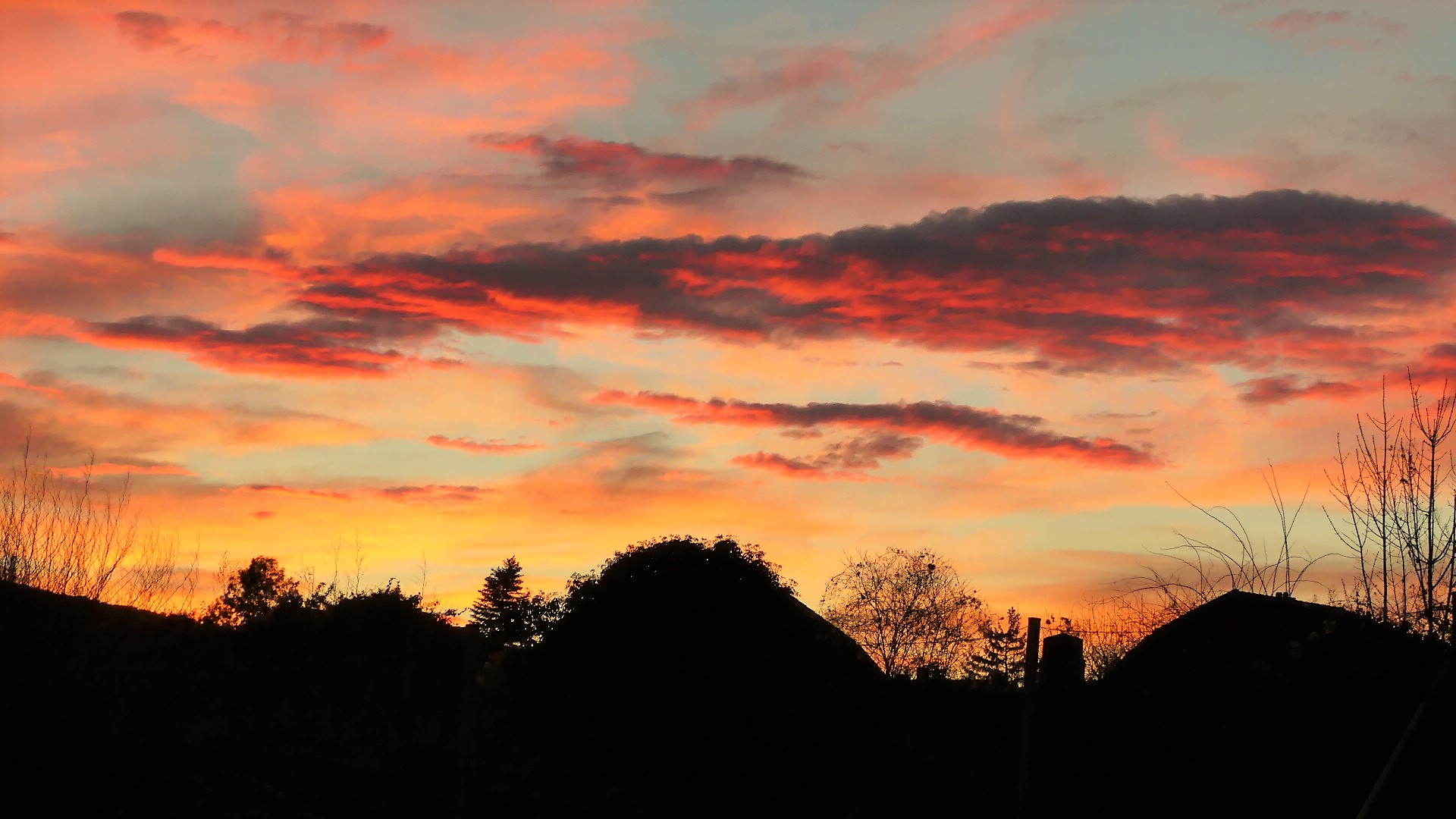 Sonnenuntergang Berndorf 18.15h   2