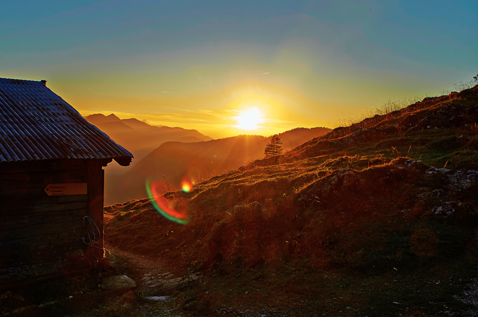 Sonnenuntergang Blaubergalm #1