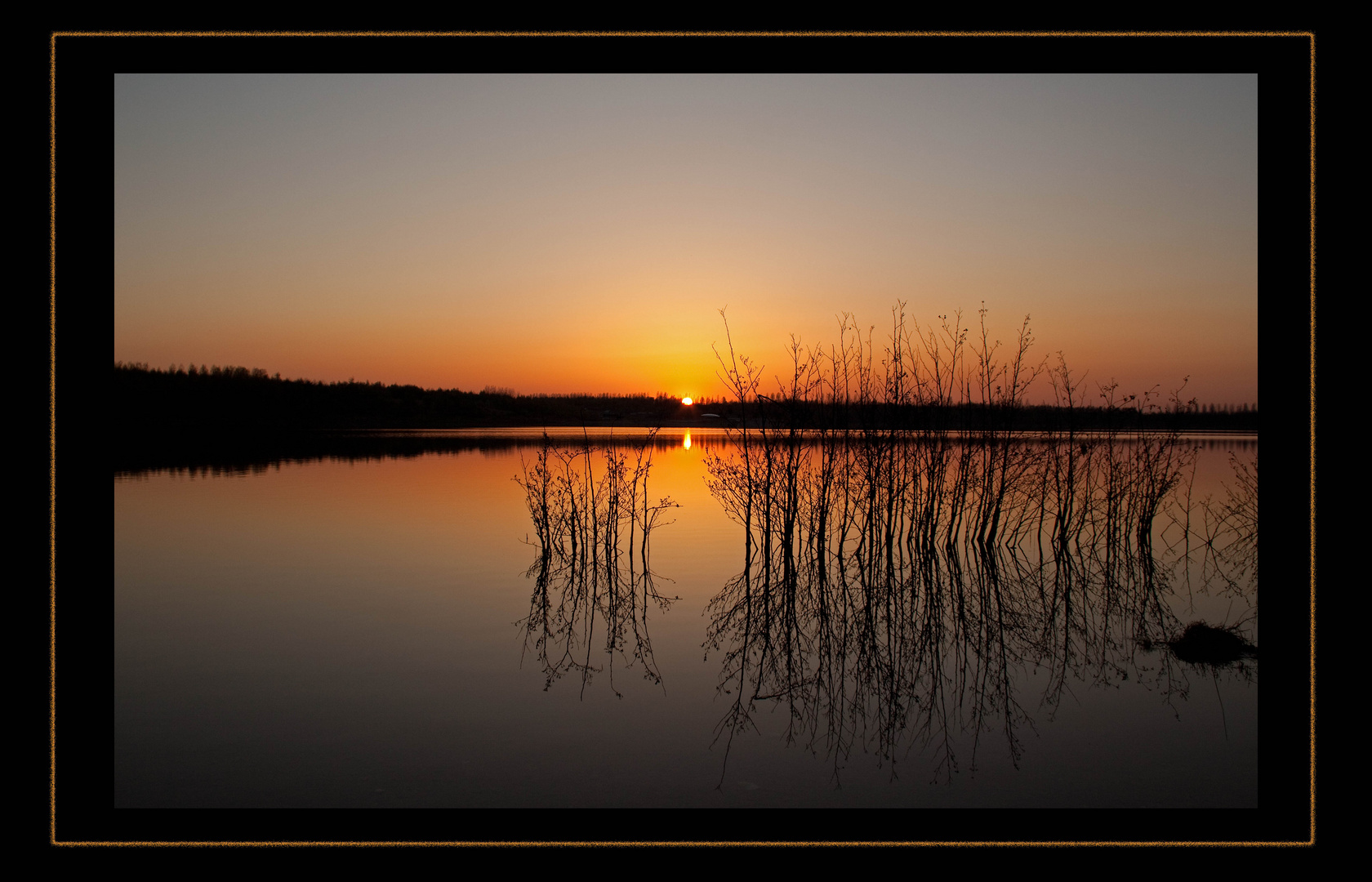 Sonnenuntergang Blausteinsee