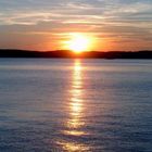 Sonnenuntergang - Blick auf die Insel Mainau