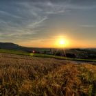 Sonnenuntergang - Blick auf Mildenau