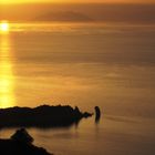 Sonnenuntergang - Blick auf Monte Christo