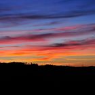 Sonnenuntergang Blick von Lengnau AG