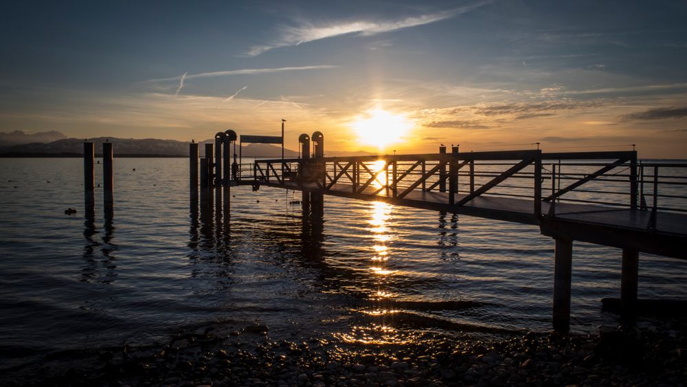 Sonnenuntergang Bodensee