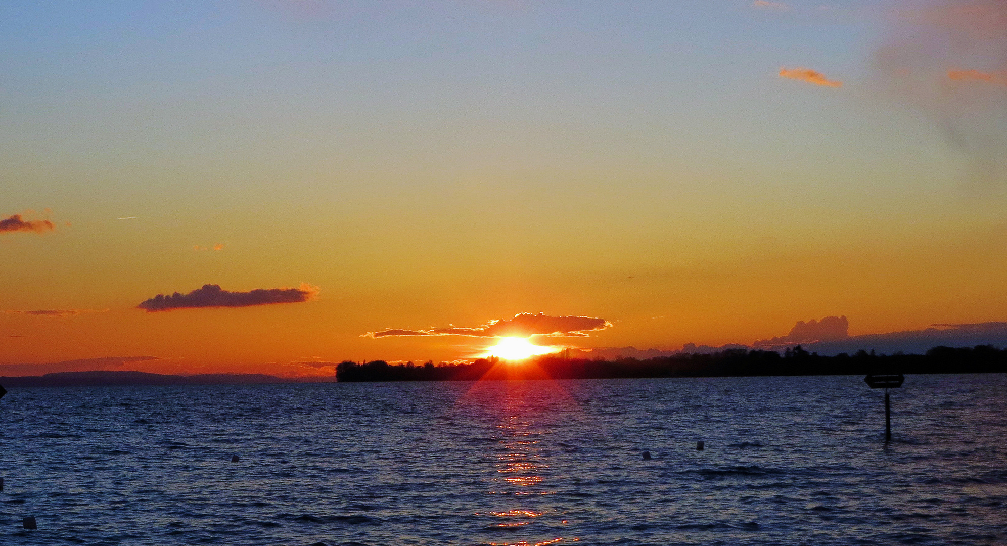 Sonnenuntergang , Bodensee