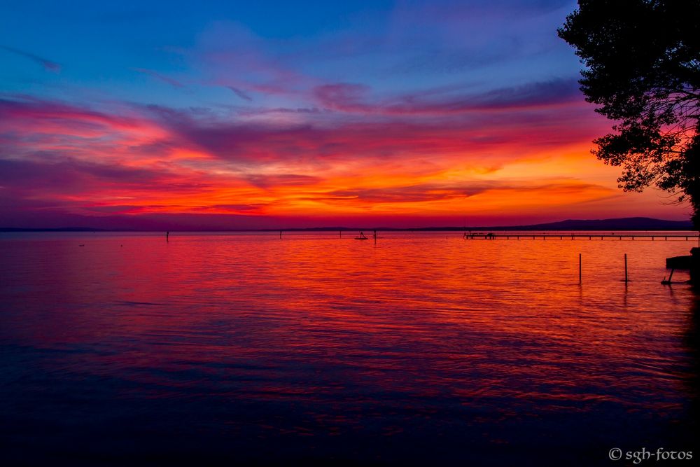 Sonnenuntergang-Bodensee Foto &amp; Bild | landschaft, himmel, natur Bilder