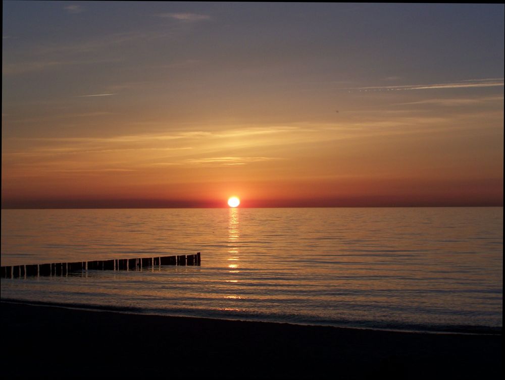 Sonnenuntergang Börgerende Ostsee