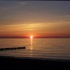 Sonnenuntergang Börgerende Ostsee