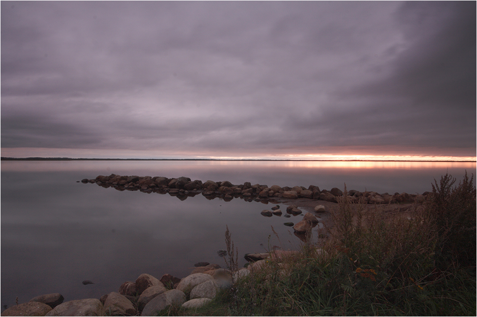 Sonnenuntergang Bork Havn