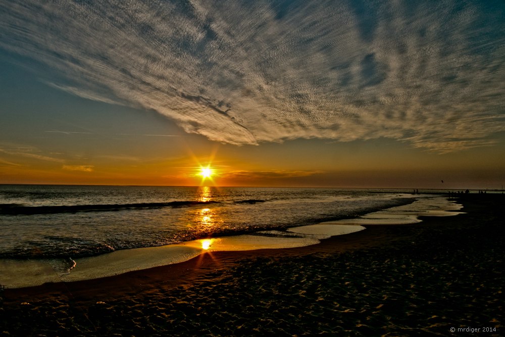 Sonnenuntergang Borkum