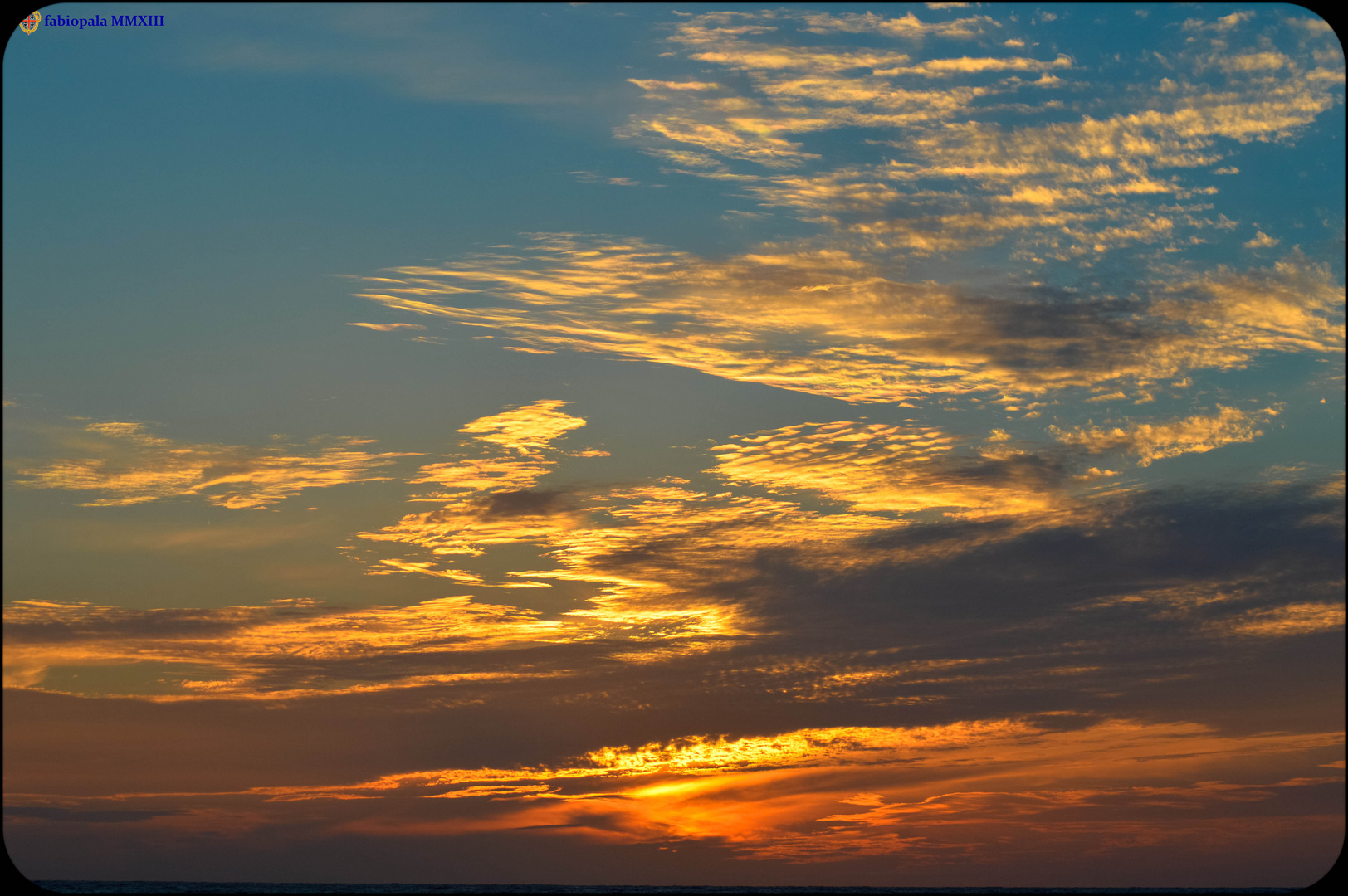 Sonnenuntergang Bosa