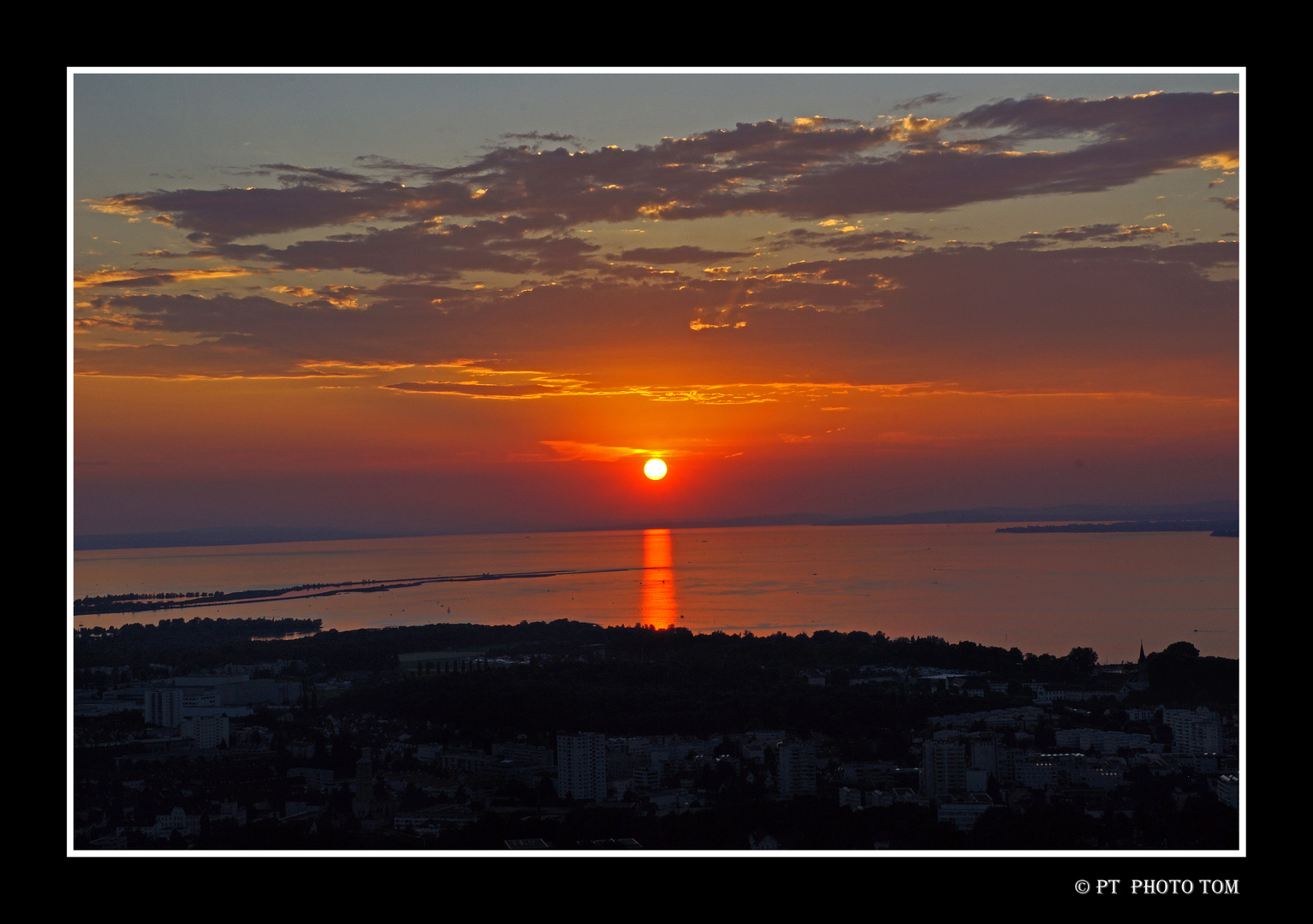 Sonnenuntergang Bregenz