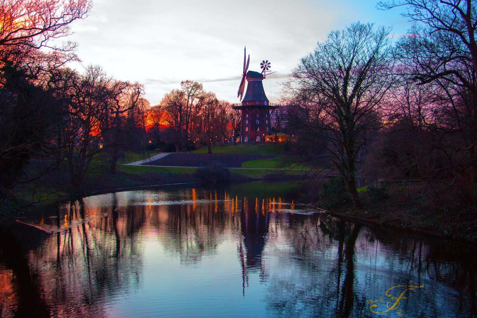 Sonnenuntergang Bremen