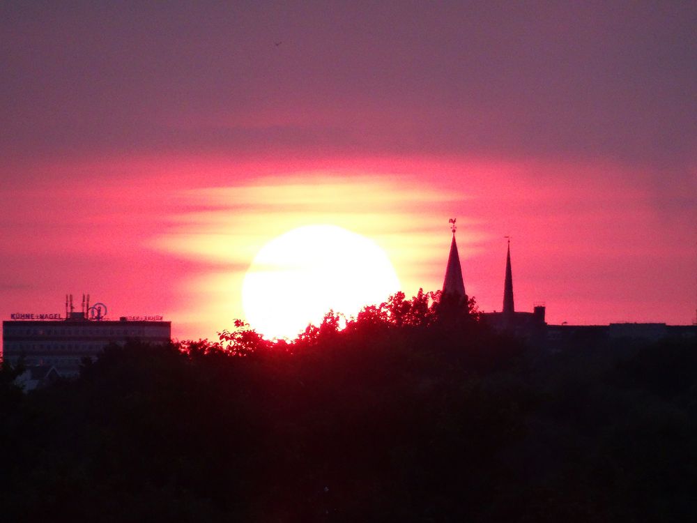 Sonnenuntergang Bremen