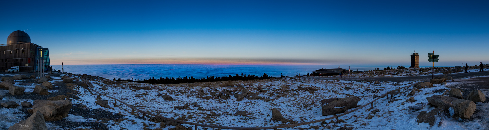 Sonnenuntergang Brockenplateau