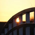 Sonnenuntergang / Brücke