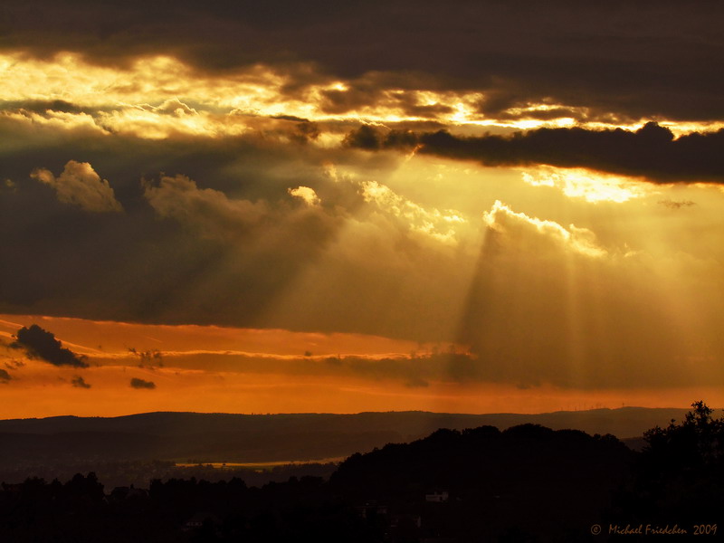 Sonnenuntergang Brühlsbacher Warte