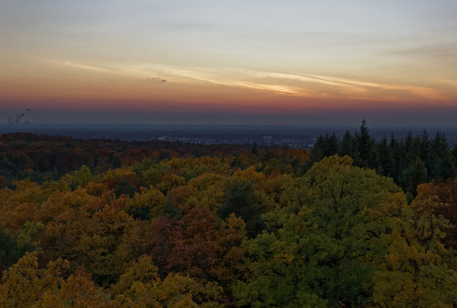 Sonnenuntergang Buchberg