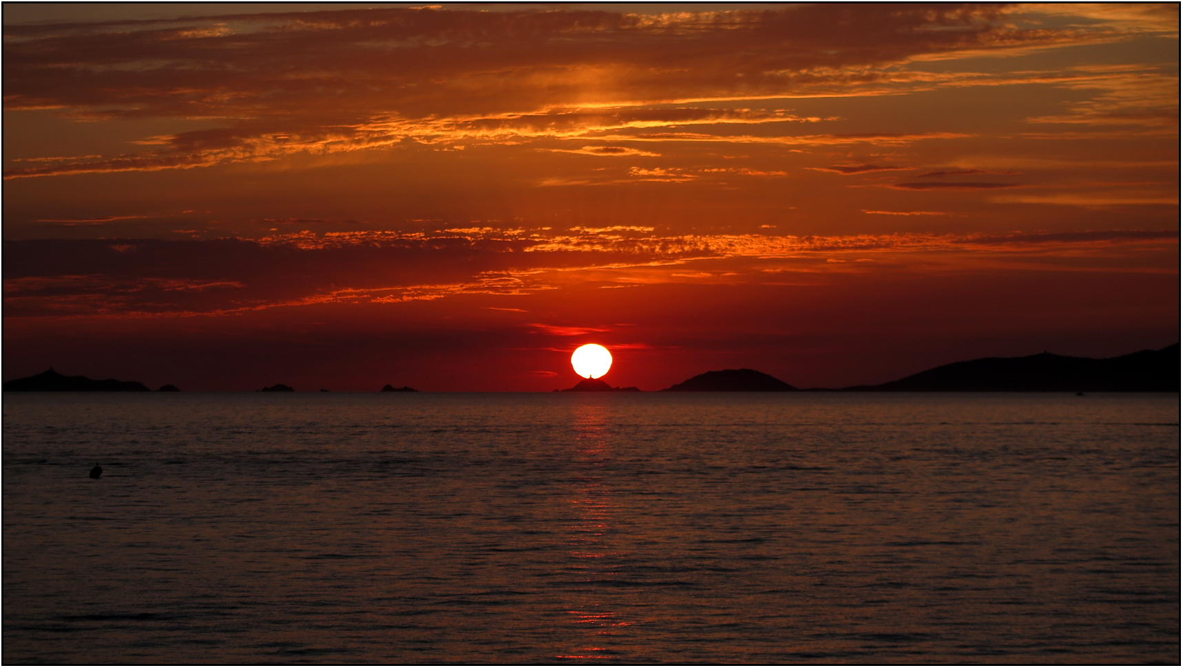 Sonnenuntergang - Bucht von Ajaccio - Korsika