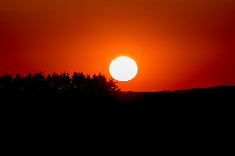 sonnenuntergang büdingen