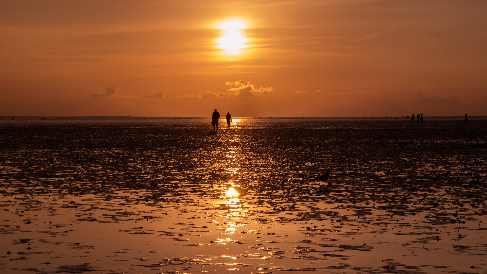 Sonnenuntergang / Büsum