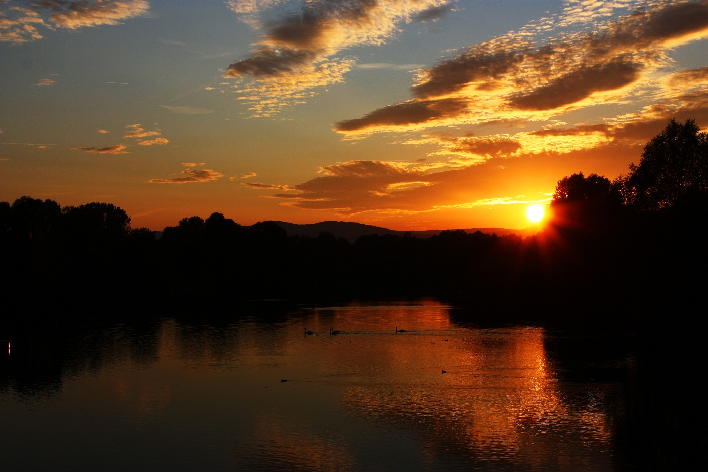 Sonnenuntergang Buga