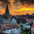 Sonnenuntergang Burg Blankenstein