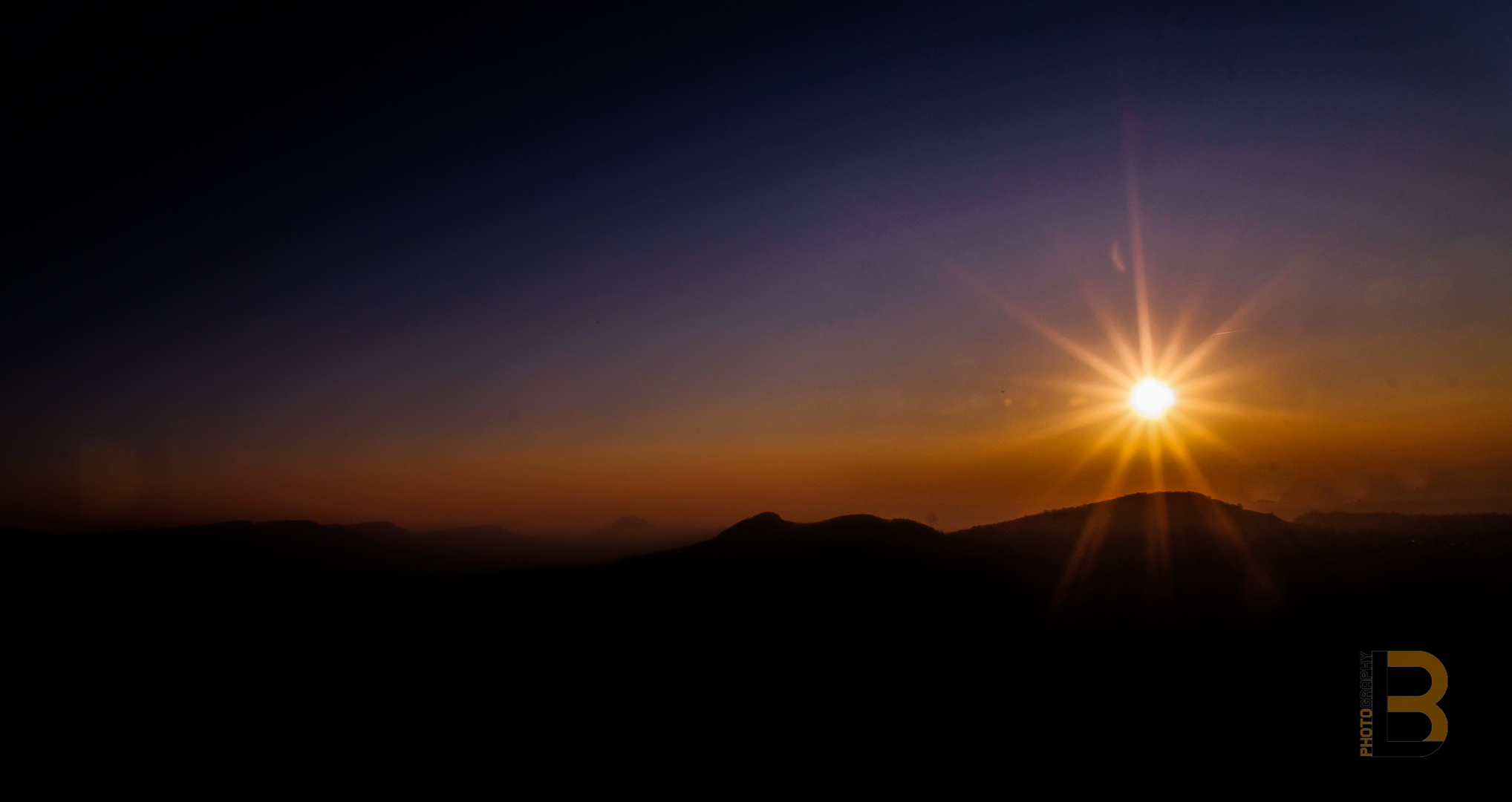 Sonnenuntergang - Burg Hohenneuffen