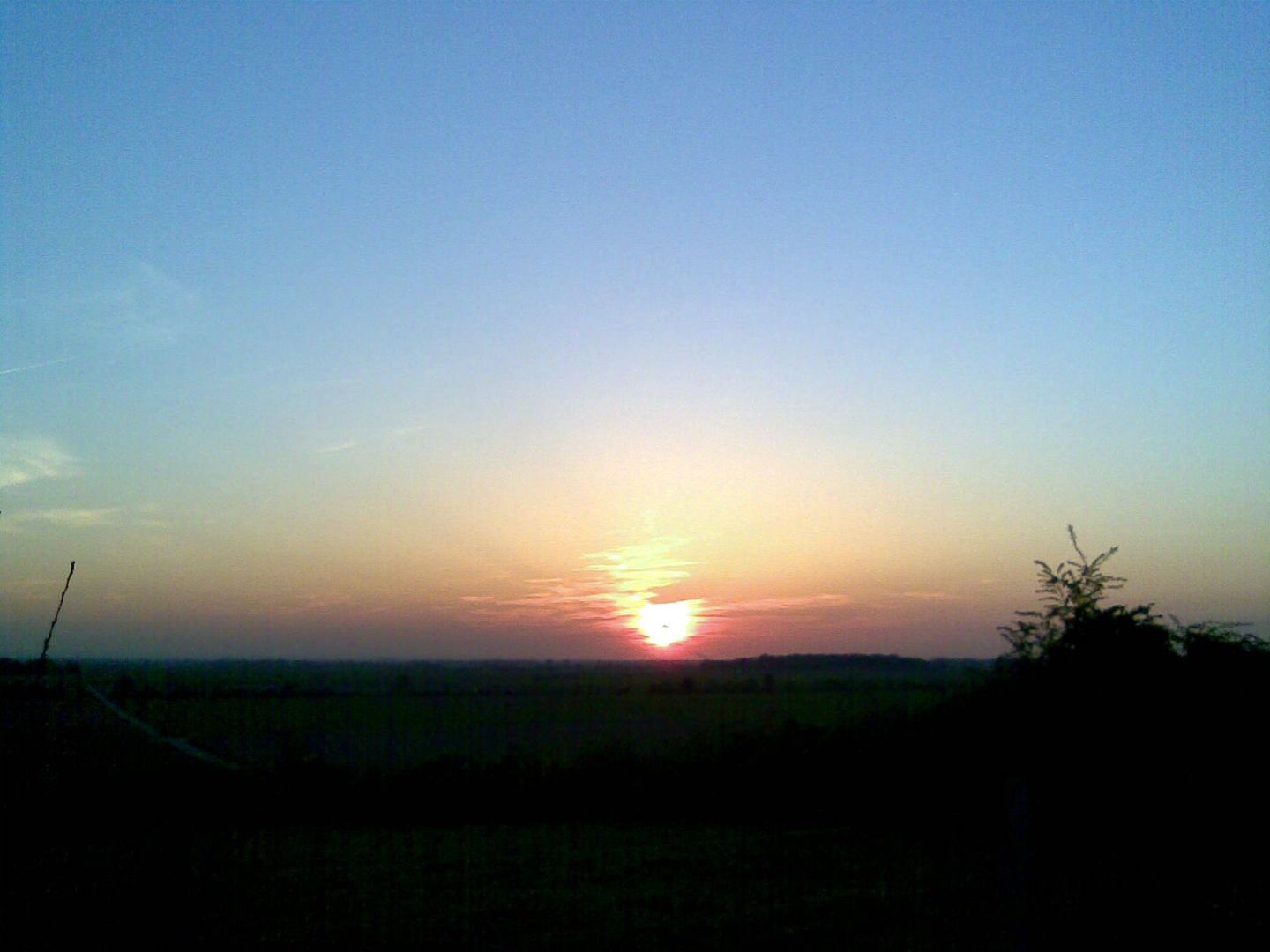 Sonnenuntergang Buschhoven