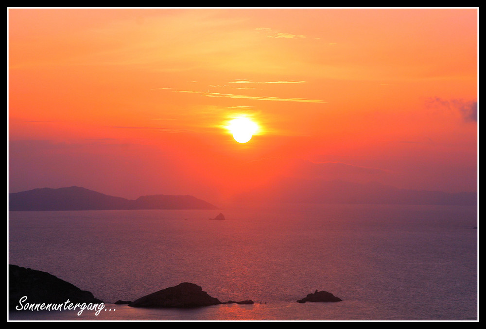 Sonnenuntergang... von Magnus Baringer 