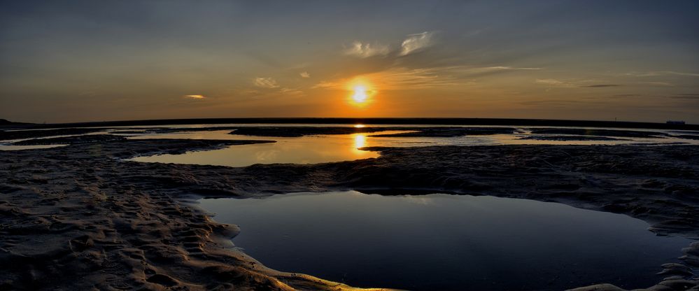 Sonnenuntergang Cadzand