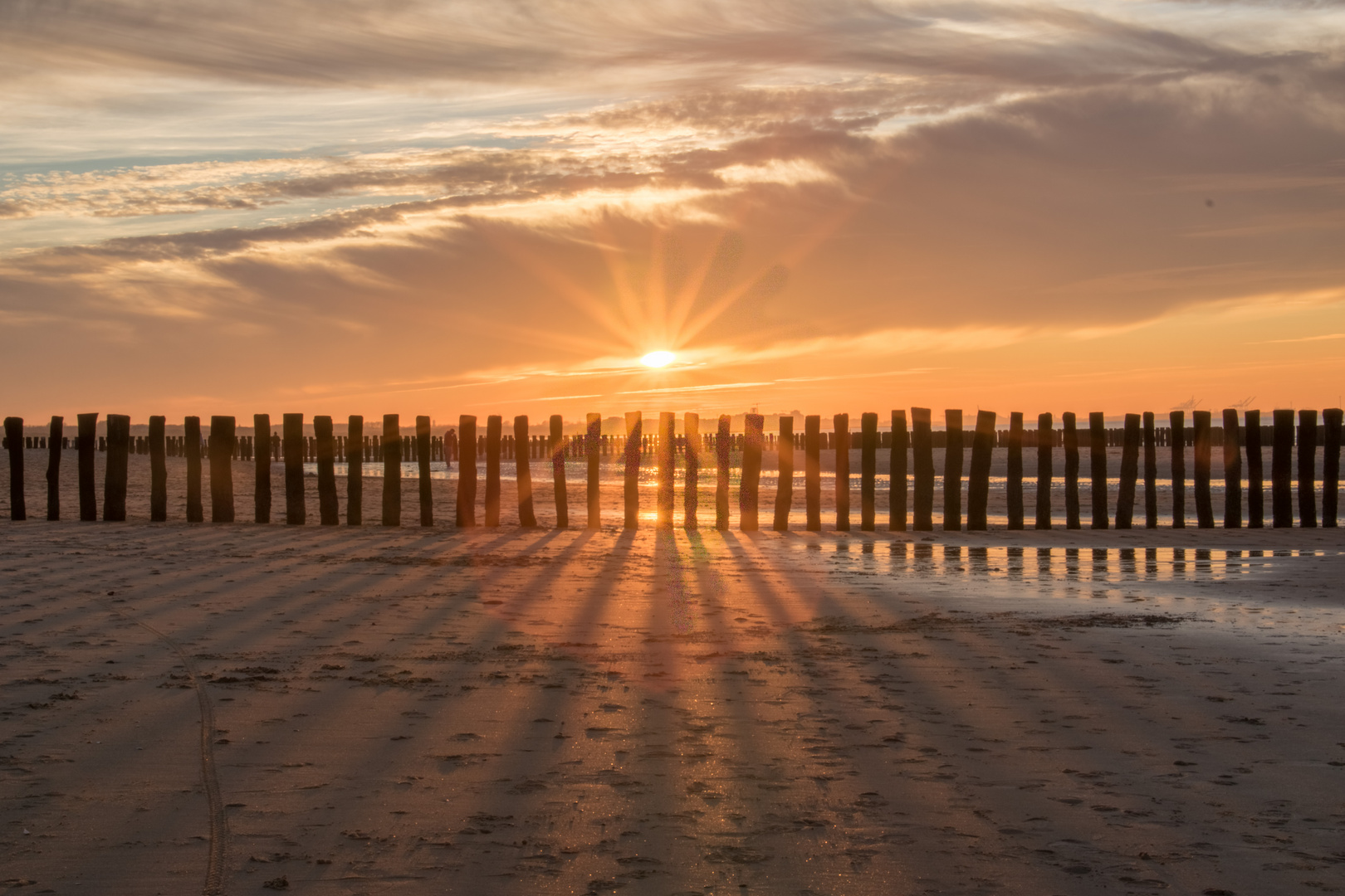 Sonnenuntergang Cadzand