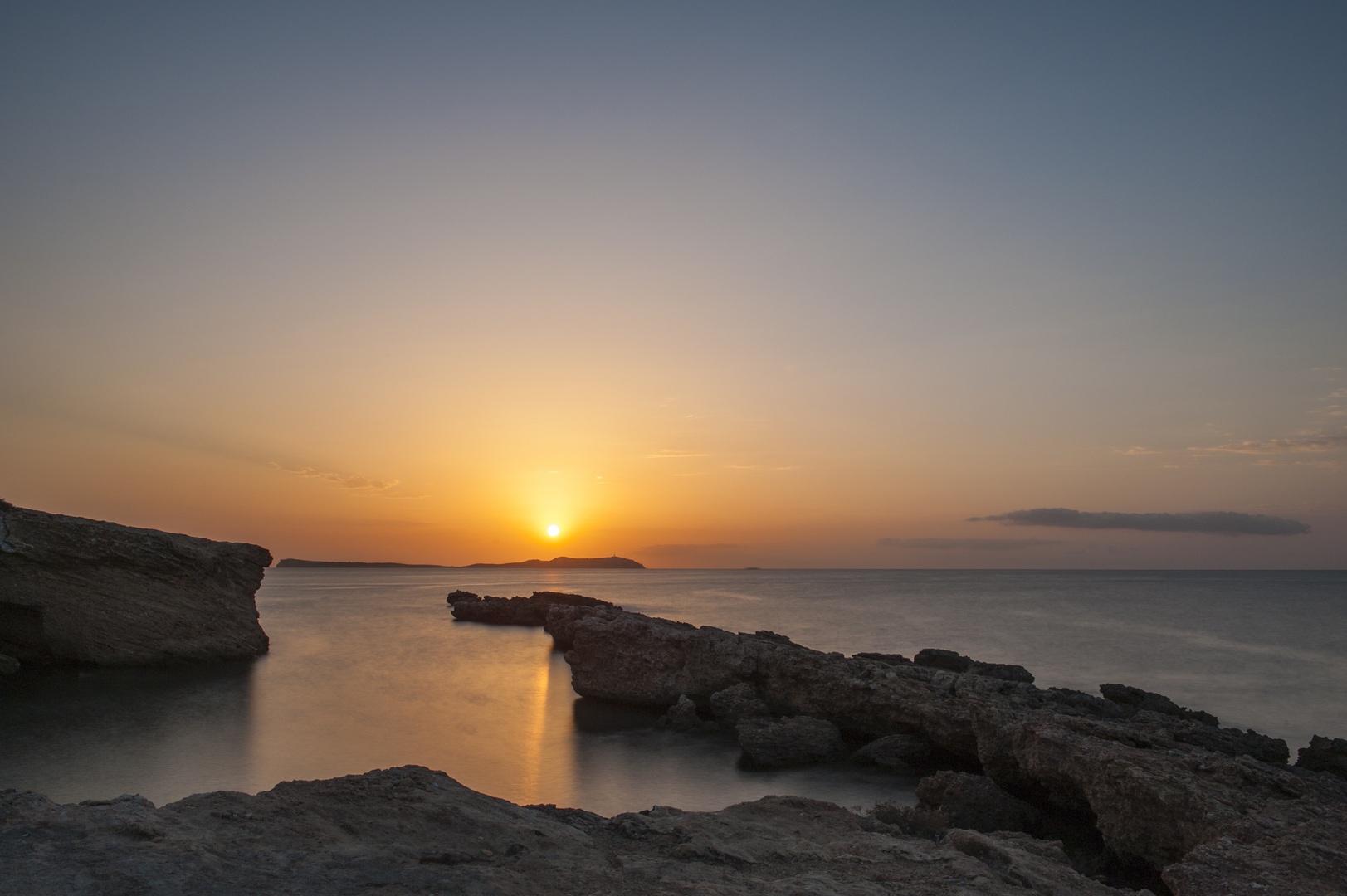 Sonnenuntergang Cala Gracio - Ibiza #1