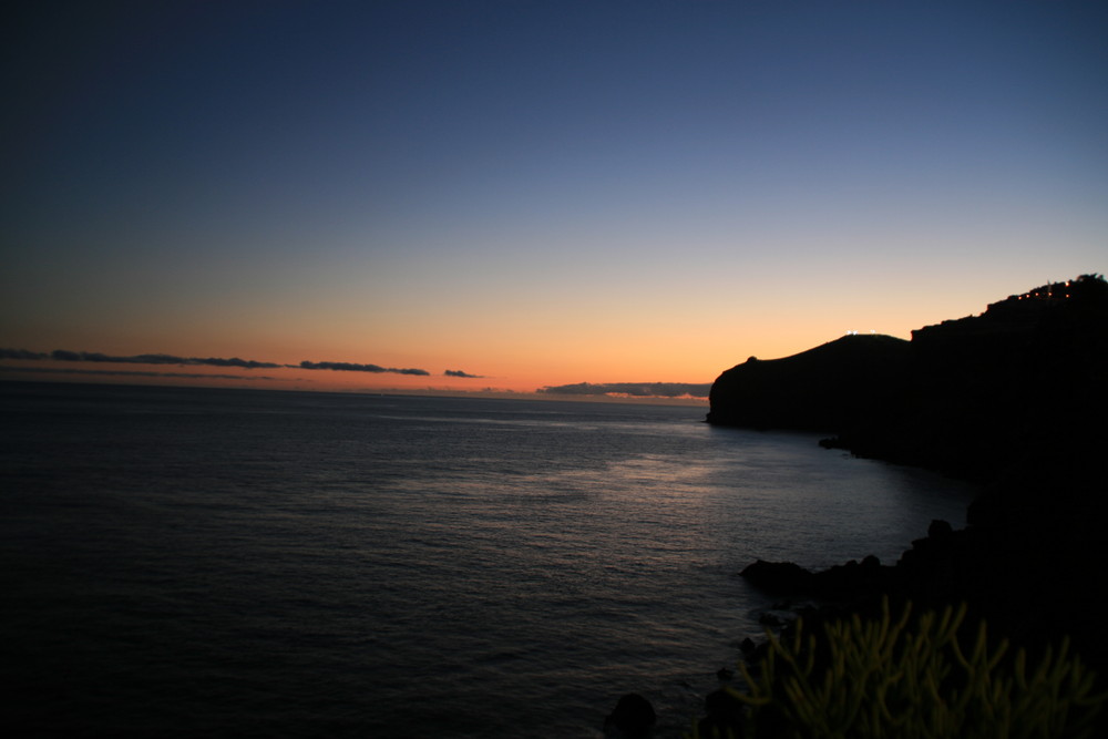 Sonnenuntergang Canico de Baixo Madeira