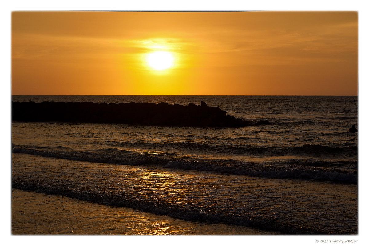 Sonnenuntergang Cartagena