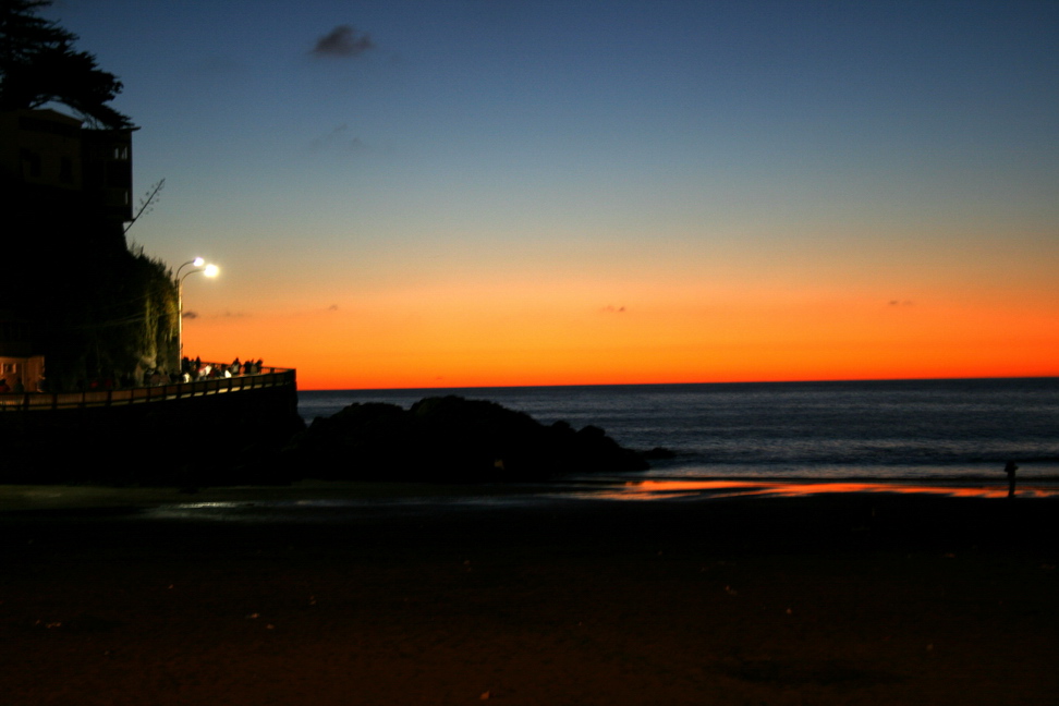 Sonnenuntergang - Cartagena Chile