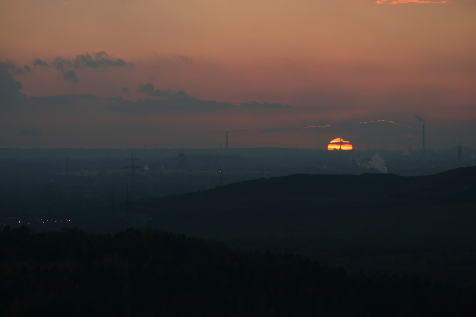 Sonnenuntergang...