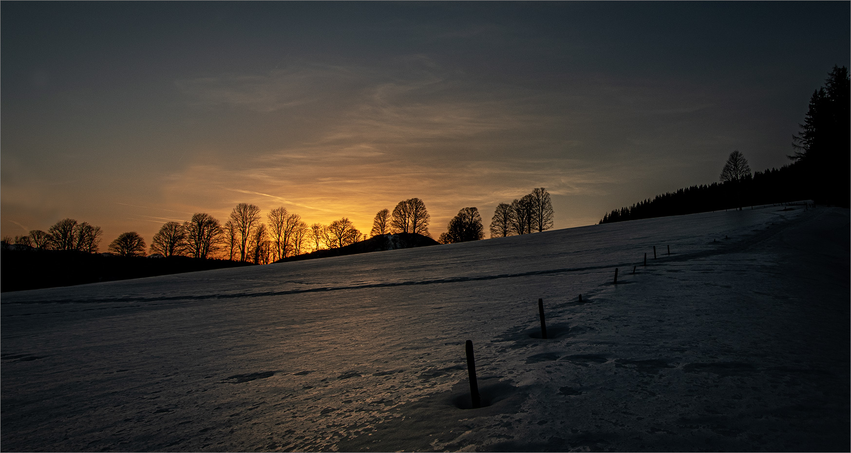 Sonnenuntergang    . . .