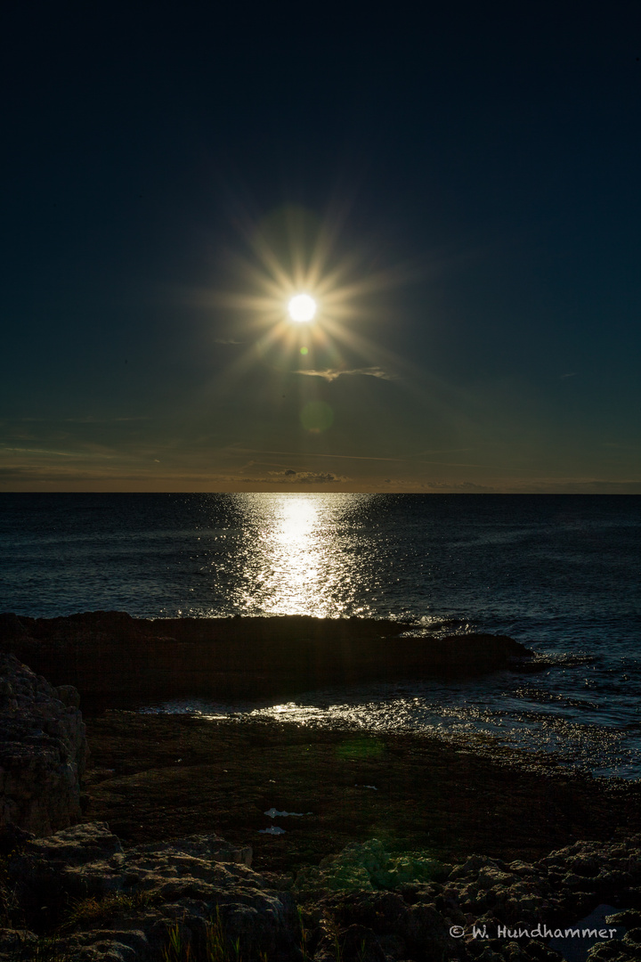 Sonnenuntergang Cervar Porat Kroatien