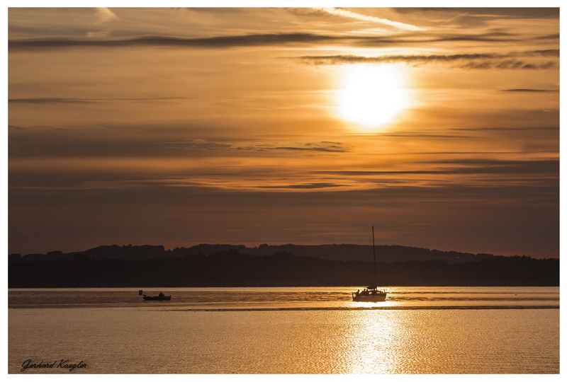 Sonnenuntergang Chiemsee 2