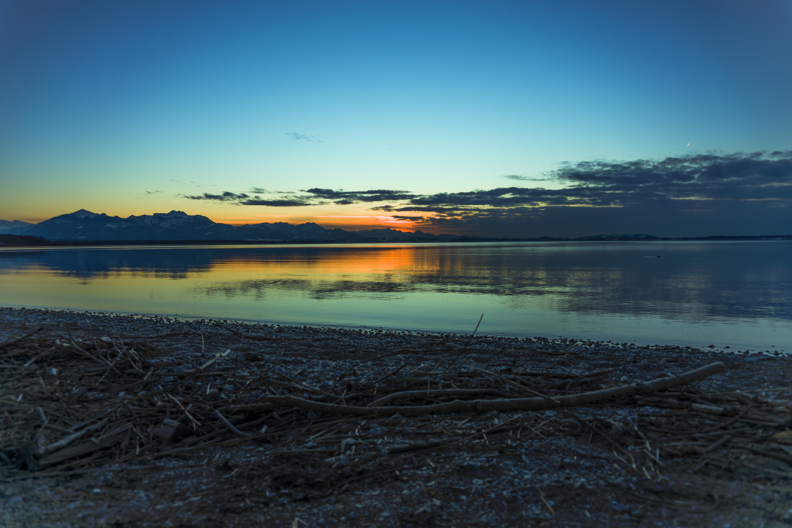 Sonnenuntergang Chiemsee