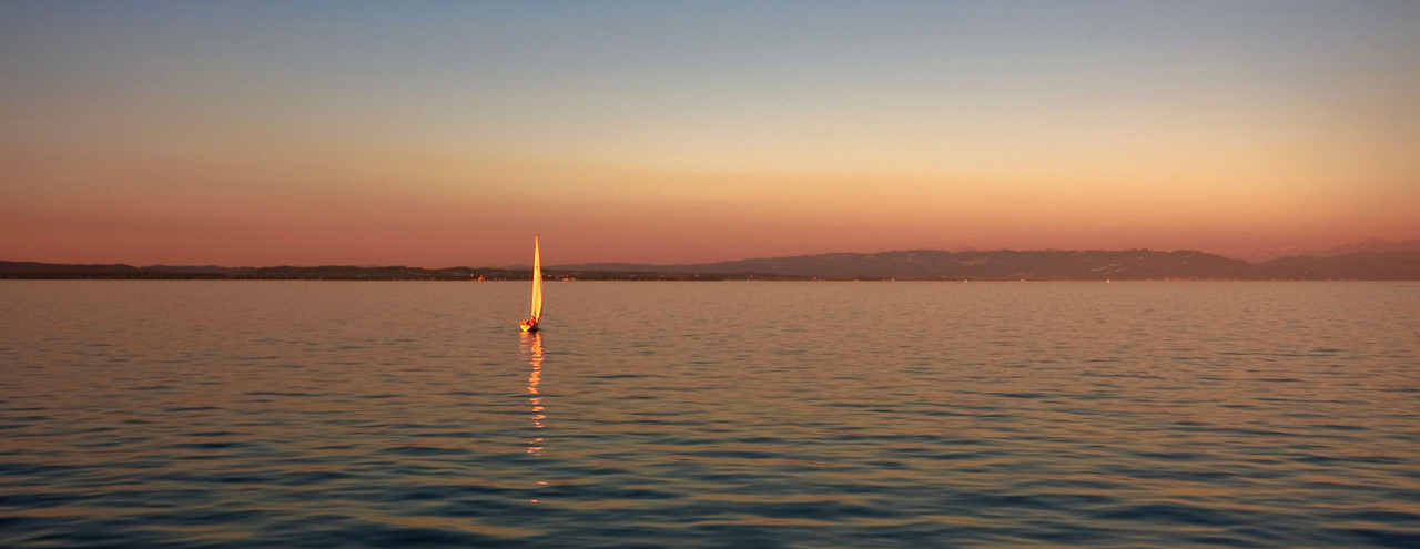 Sonnenuntergang Chiemsee