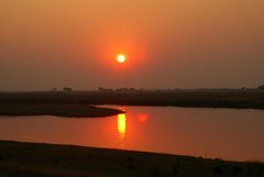 Sonnenuntergang Chobe River, Botswana 2