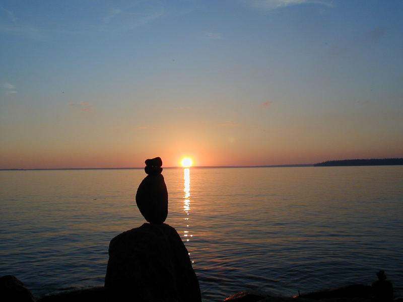 Sonnenuntergang Clear Lake